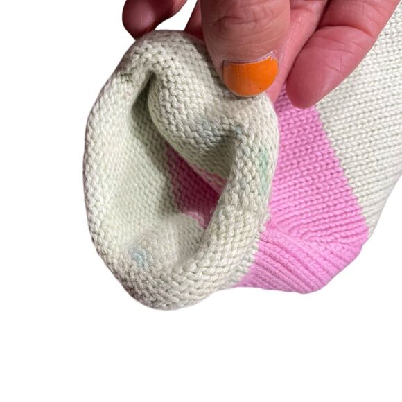 LL Bean Knit Sweater Owl and Stripes Toddler Size 2T - Picture 8 of 9